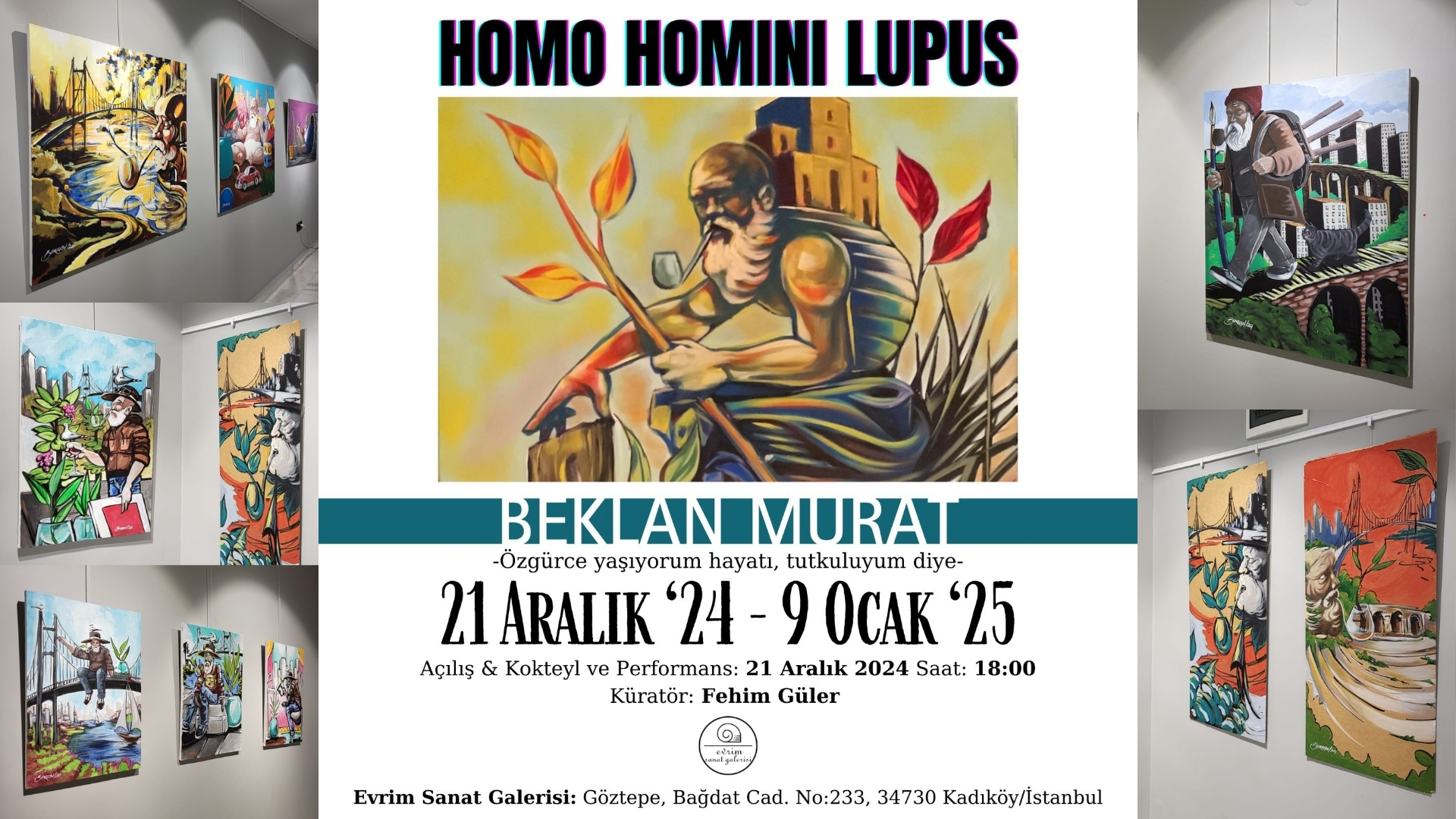 Banner_232137383 "HOMO HOMINI LUPUS" Sergisi Açıldı